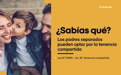 Sabías Que: Los padres separados pueden optar por la tenencia compartida | Ley N° 31590