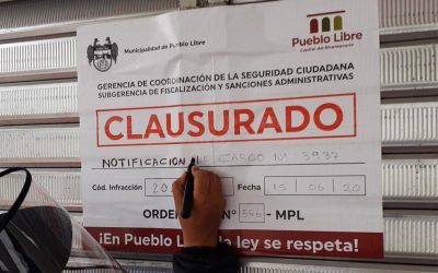 Promulgan ley que regula las clausuras de locales tras fiscalización de municipios | Ley N° 31914